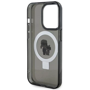 Etui Karl Lagerfeld KLHMP15XHMRSKCK iPhone 15 Pro Max 6,7" czarny/schwarz Hardcase Ring Stand Karl