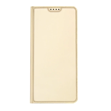 Dux Ducis Skin Pro Hülle für Samsung Galaxy A14 5G Flip Cover Card Wallet Stand Gold