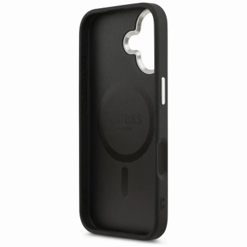 Etui Guess Triangle Logo MagSafe na iPhone 17 - Czarny