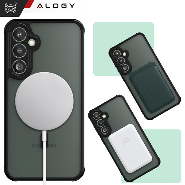 Etui do Samsung Galaxy S23 FE obudowa Mag Safe Case pokrowiec plecki na telefon MagMat matowe czarne
