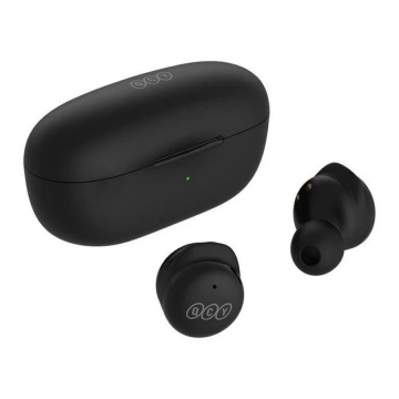 Kabellose Bluetooth 5.1 TWS Kopfhörer QCY Buds T17 Signle Point Hülle Schwarz