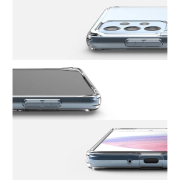 Ringke Fusion TPU-Hülle mit Rahmen für Samsung Galaxy A73 transparent
