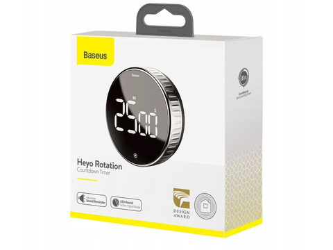 Baseus Heyo Rotation Magnetic Digital Timer Schwarz