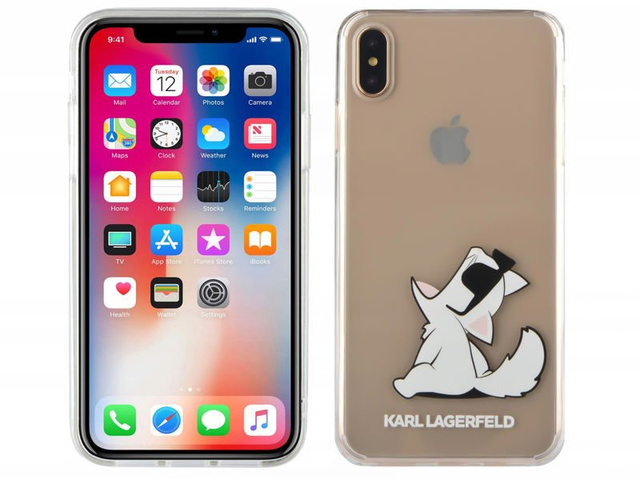Etui Karl Lagerfeld Choupette do Apple iPhone XS Max Clear