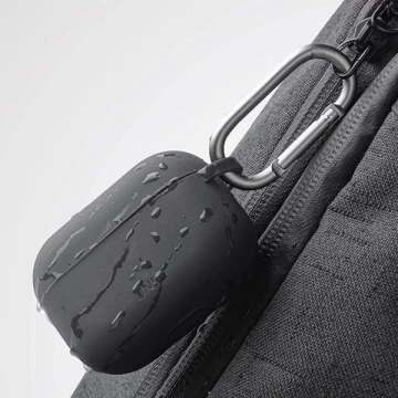 UNIQ Hülle Vencer AirPods Pro Silikon grau / anthrazit dunkelgrau