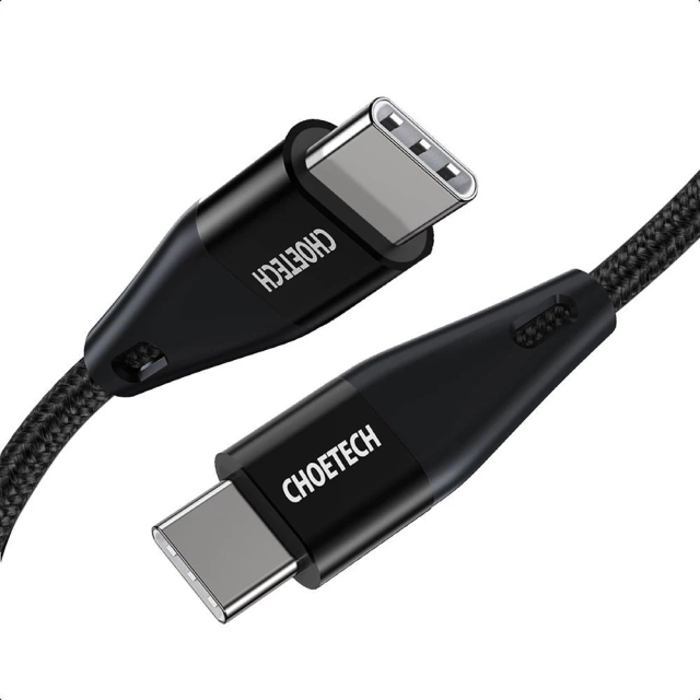Choetech Kabel USB Type C Kabel - USB Type C Power Delivery 60W 2m schwarz (XCC-1004-BK)