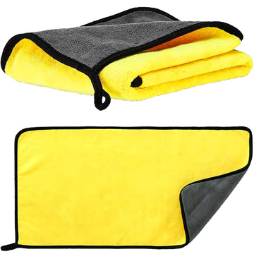 Doppelseitiges Autohandtuch 30x60 cm Velours Mikrofaser zum Waschen und Trocknen von Autos Tuch Alogy Car Detailing