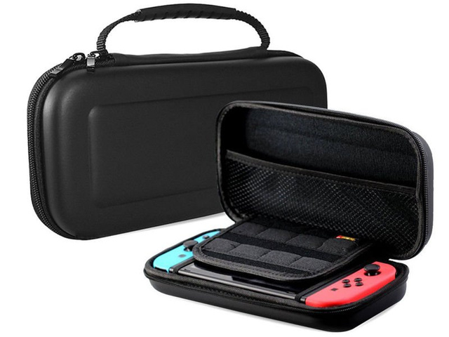 Etui Alogy Tough Pouch na Nintendo Switch czarne + Szkło