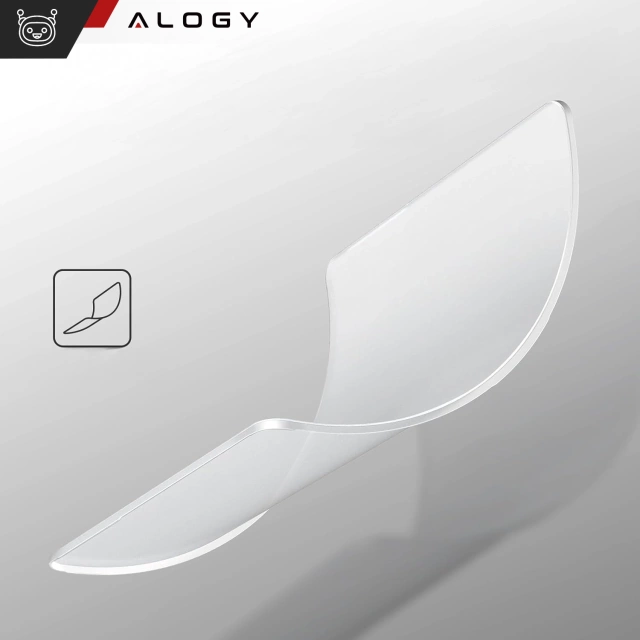 Etui ochronne do Apple Macbook Pro 16 - M1/M2/M3/M4 2021-2024 2025 Alogy AirGuard™ Elastyczna obudowa Matowa Przezroczysta Biel