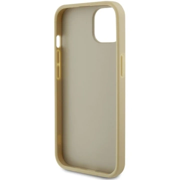 Etui Guess GUHCP15SPSP4LGD für iPhone 15 6,1" złoty/gold hardcase Perforated 4G Glitter