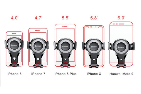 Baseus Gravity Autohalter für das Osculum Type Black Cockpit