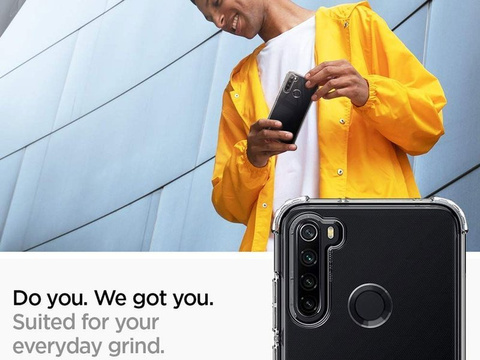Etui Spigen Crystal Shell für Xiaomi Redmi Note 8 Crystal Clear