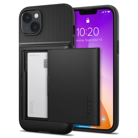 Etui Spigen Slim Armor CS für Apple iPhone 14 Plus Schwarz