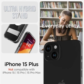 Etui Spigen Ultra Hybrid S MagSafe, kristallklar für iPhone 15 Plus