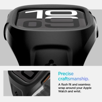 Pasek Spigen Liquid Air Pro Apple Watch 10 46 mm Czarny Mat
