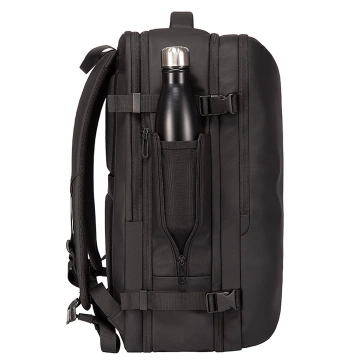 Bange wasserdichter Rucksack für 15,6-Zoll-Laptop, Stadtreisender, 45 x 30 x 16 cm, für Arbeit, Flugzeug, Herren, Damen, mit USB-Anschluss Schwarz