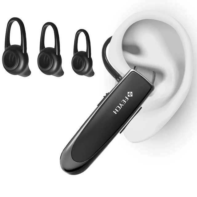 Słuchawka bezprzewodowa z mikrofonem FEYCH Bluetooth 5.0 douszna