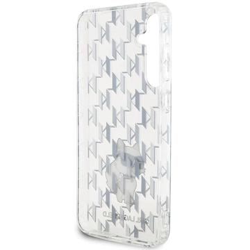 Original KARL LAGERFELD Hardcase KLHCS23FEHNCMKLT Hülle für Samsung Galaxy S23 FE (Monogramm / Transparent)