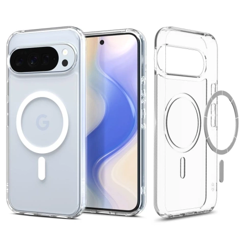 Etui Ochronne do Google Pixel 10 Pro XL Spigen Ultra Hybrid Mag MagSafe Clear White