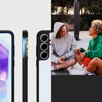 Etui Spigen Ultra Hybrid für Samsung Galaxy A55 5G Mattschwarz