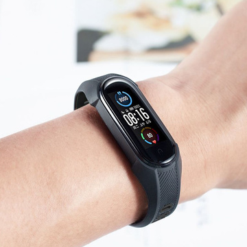 Pasek-Rüstung für Xiaomi Mi Smart Band 5 / 6 / 6 NFC Schwarz