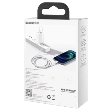 Baseus Superior USB - Lightning 2.4A 2 m Kabel Weiß (CALYS-C02)