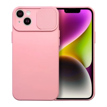 SLIDE-Hülle für IPHONE 14 Plus hellrosa