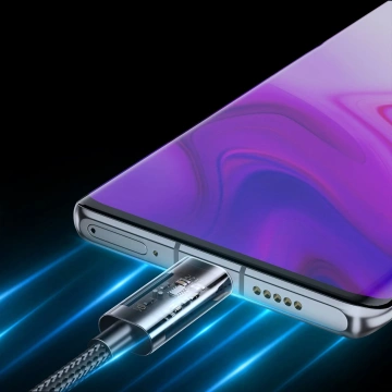 Joyroom USB-Kabel - USB Typ C zum Laden / Datenübertragung 3A 2m schwarz (S-UC027A20)