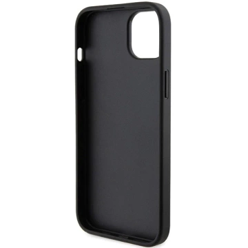 Etui Karl Lagerfeld KLHCP15SSAPKCNPK für iPhone 15 6,1" czarny/schwarz Hardcase Saffiano Cardslot Karl