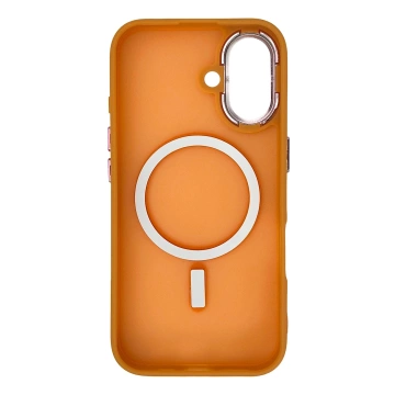 Etui Wozinsky MagSafe do Samsung Galaxy S25 Magnetic Case Pomarańczowe