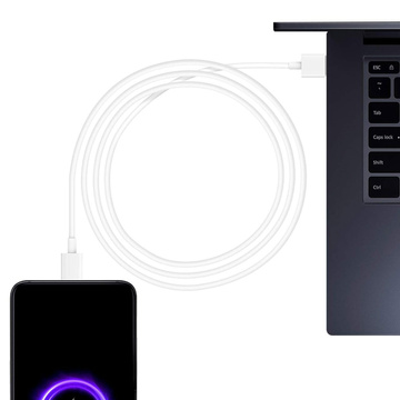 Xiaomi Original USB - USB-C Typ C Kabel stark schnell 120W PD 6A 1M Kabel Weiß