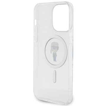 Karl Lagerfeld KLHMP15XHFCKNOT iPhone 15 Pro Max 6,7" transparentes Hardcase IML Ikonik MagSafe