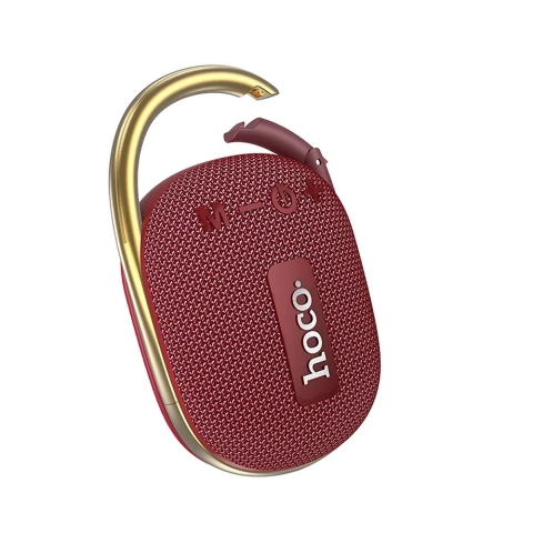 Głośnik Bluetooth HOCO HC17 Przenośny z Karabińczykiem Bordowy 5W