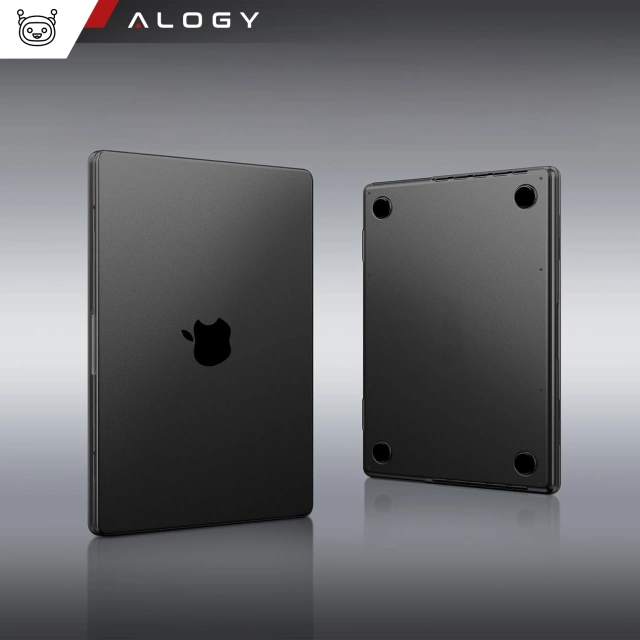 Etui ochronne do Apple Macbook Pro 16 - M1/M2/M3/M4 2021-2024 2025 Alogy AirGuard™ Elastyczna obudowa Matowa Czerń
