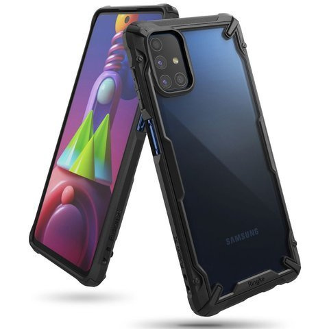 Ringke Fusion X Schutzhülle für Samsung Galaxy M51 Schwarz