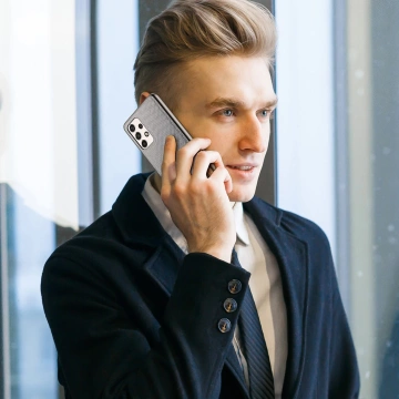 Dux Ducis Fino Etuihülle aus Nylonmaterial für Samsung Galaxy A73 blau
