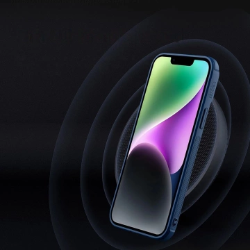 Nillkin Textured S Case iPhone 14 Plus Panzerhülle mit Kameraabdeckung, schwarz