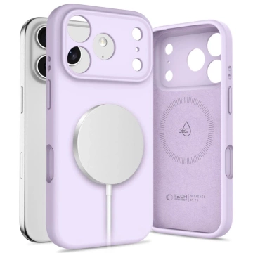 Etui do iPhone 17 Pro Max Tech-Protect Silicone MagSafe Fioletowe