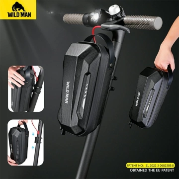 WILDMAN GD9X Plus 3L Scooter-Tasche, Schwarz, Schnellverschluss
