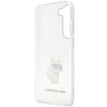 Handyschutzhülle Karl Lagerfeld KLHCS23MHNCHTCT für Samsung Galaxy S23 Plus S916 transparente Hardcase Ikonik Choupette