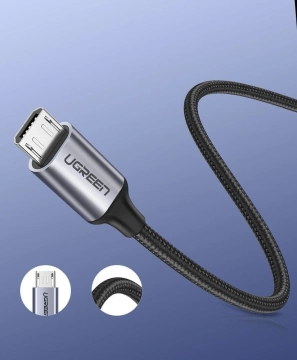 Ugreen Kabel USB - Micro USB 1m grau (60146)