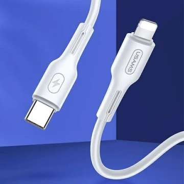 USAMS Kabel U43 USB-C zu Lightning 30W PD 1,2m weiß
