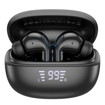HOCO TWS ANC ENC EQ5 Kabellose Bluetooth-Kopfhörer mit Ladehülle, Schwarz