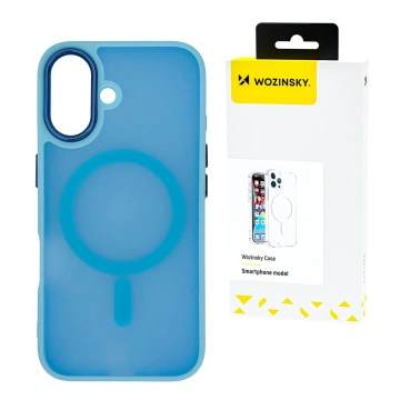 Etui Wozinsky MagSafe do Samsung Galaxy S25 Magnetic Case Niebieski
