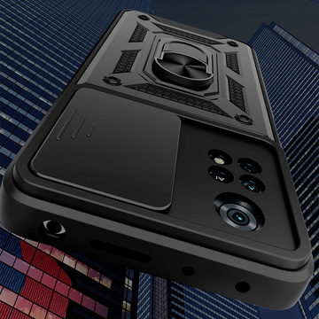 Handyhülle Alogy Camshield Stand Ring Case für Xiaomi Poco X4 Pro 5G