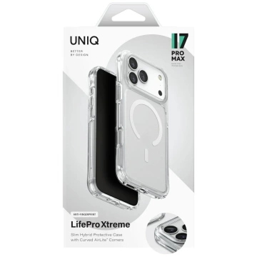 Etui Ochronne do iPhone 17 Pro Max UNIQ LifePro Xtreme Magclick Clear