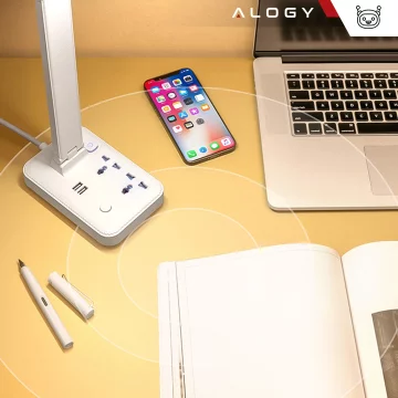 HUB-Splitter Alogy-Adapter für Computer-Laptop mit USB-C auf 3x USB-A 2.0 1x USB-A 3.0 Grau