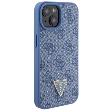 Etui Guess GUHCP15SP4TDSCPB für iPhone 15 6,1" niebieski/blue hardcase Crossbody 4G Metal Logo
