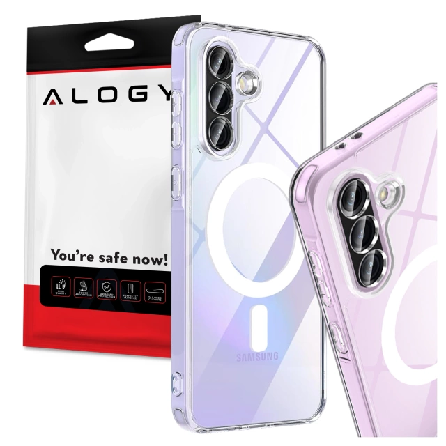 Etui do Samsung Galaxy A36 5G obudowa ochronna na telefon Alogy HybridShield™️ Case Przezroczyste