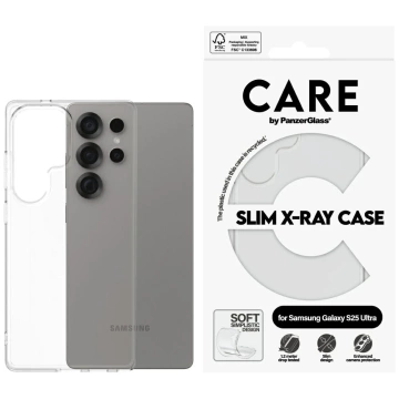 Etui CARE do Samsung Galaxy S25 Ultra by PanzerGlass Fashion X-Ray Przezroczyste